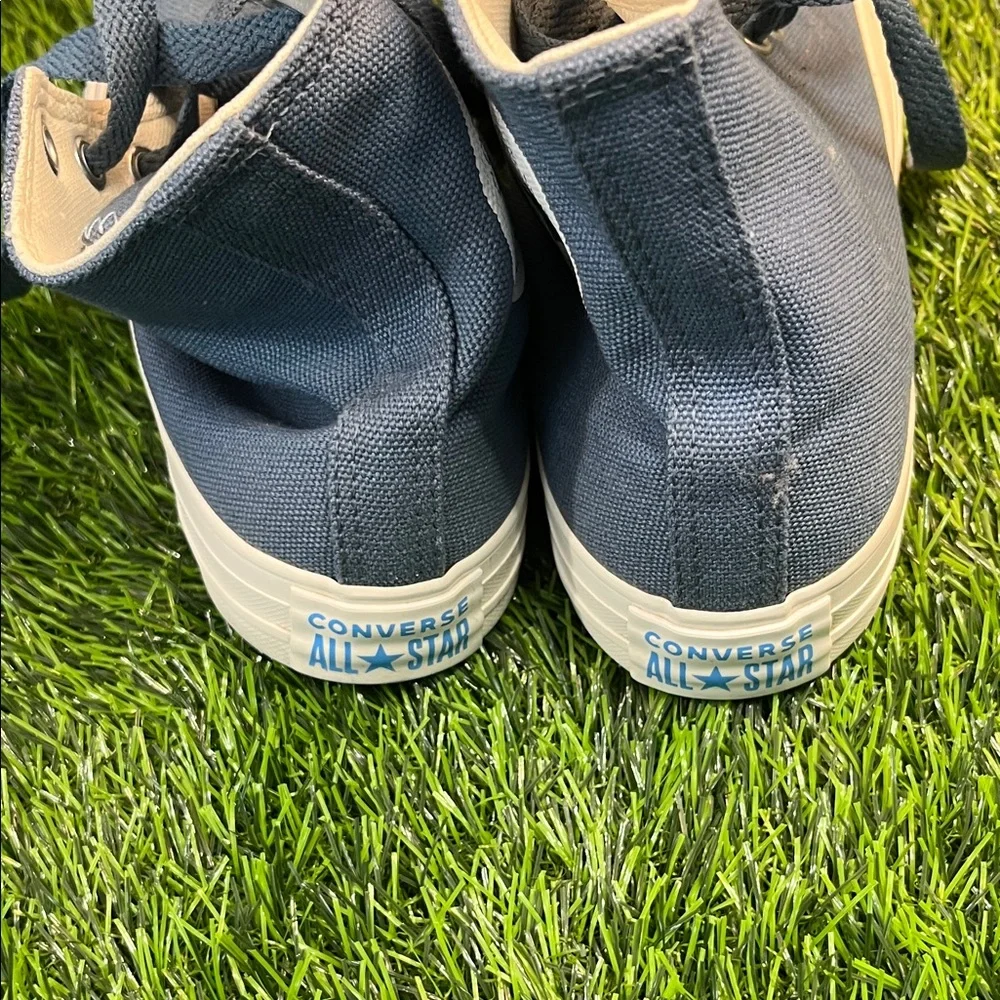 Converse Women’s Blue High Top Canvas Sneakers
